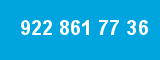 922 861 77 36 922 861 77 36